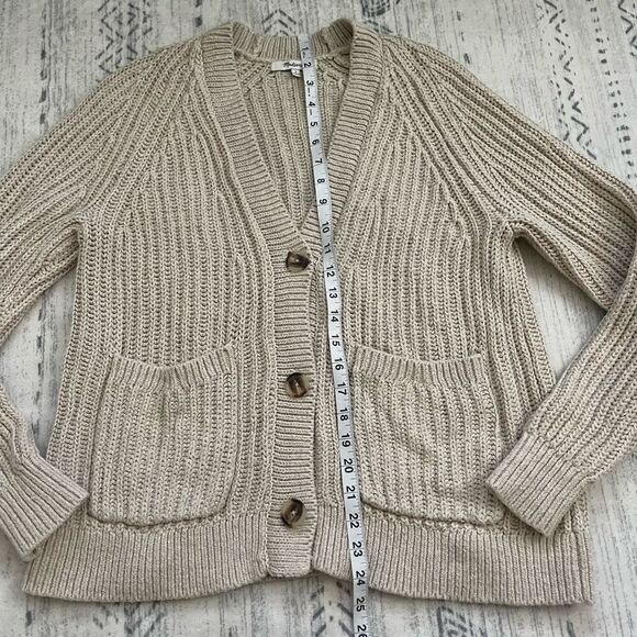 Madewell Murray Cardigan Sweater Vneck Button Small - Picture 5 of 6